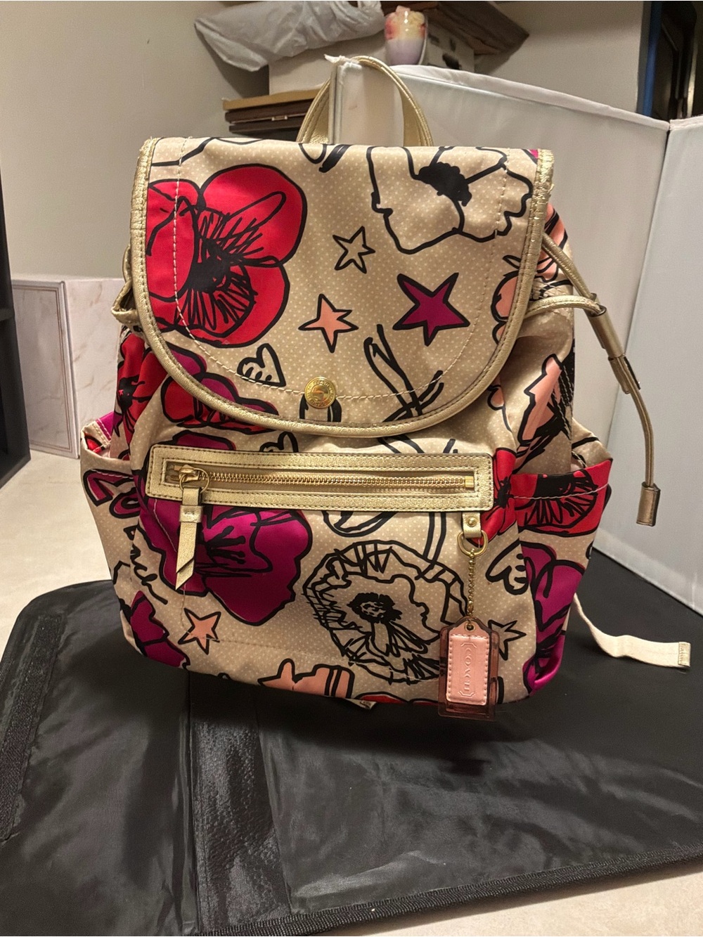 Coach POPPY Kyra Floral Backpack - Women Bags - Picture 2 of 9